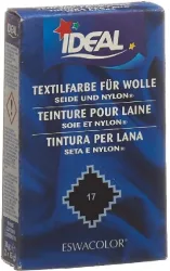 IDEAL Wolle Color Pulver No17 schwarz (30g)