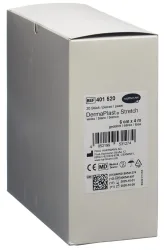 DermaPlast STRETCH Gazebinde 6cmx4m weiss (20 Stk)