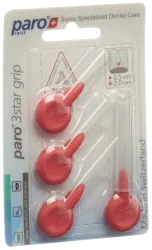 paro 3STAR-GRIP 2mm xxx-fein rot zylindrisch (4 Stk)