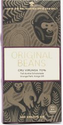 ORIGINAL BEANS Cru Virunga Schokolade dunkel Bio (70g)