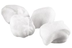 ASKINA Schlinggazetupfer pflaumengross steril (4 Stk)