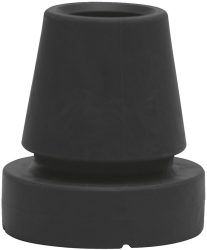 OSSENBERG Krückenkapsel Pivoflex, 19mm, schwarz (1 Paar)