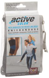 bort ActiveColor Kniebandage M -37cm schwarz (1 Stück)
