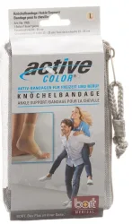 Bort ActiveColor Knöchelbandage, Grösse L, +23cm, beige (1 Stk)