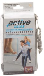 Bort ActiveColor Knöchelbandage, Grösse L, +23cm, beige (1 Stk)