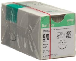B. BRAUN DAFILON 45cm blau DS 19 5-0 (12 Stk)