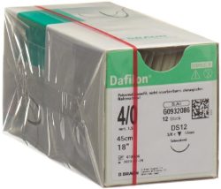 B. BRAUN DAFILON 45cm blau DS 24 4-0 (12 Stk)