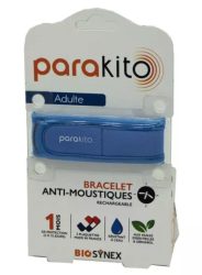 parakito Mückenarmband Erwachsene blau (1 Stk)