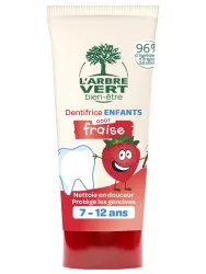 L'ARBRE VERT Öko Zahnpasta Kinder Erdbeere (50ml)