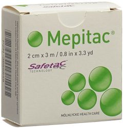 Mepitac Fixierverband 2cmx3m Silikon (1 Stück)
