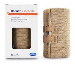 Rhena Lastic Forte 10cmx7m hautfarbig (10 Stk)