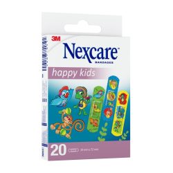 3M Nexcare Kinderpflaster Happy Kids 1.9cm x 7.2cm (20 Stk)