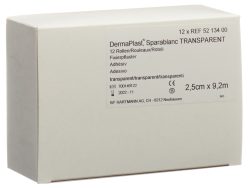 DermaPlast Heftpflaster 2.5cmx9.2m (12 Stück)