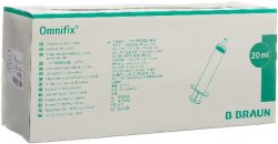 B. BRAUN OMNIFIX Spritze 20ml Luer latexfrei (100 Stk)