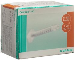 B. BRAUN OMNICAN Insulin 100 1ml 0.3x12mm G30 einzeln (100 Stk)