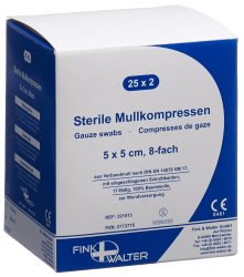 FIWA Mullkompressen 5x5cm steril (25x2 Stk)