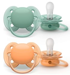 Philips Avent Ultra Soft Schnuller Neutral, 0-6m No Deco (2 Stk)