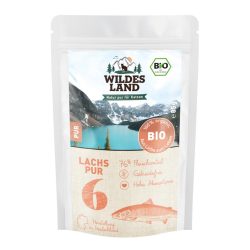 WILDES LAND Bio Lachs Pur (12x85g)