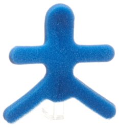 OMNIMED DALCO FROG Fingerschiene, Grösse L, silber blau (1 Stk)