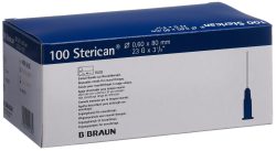 Sterican Nadel 23G, 0.60x80mm, blau, Luer (100 Stk)