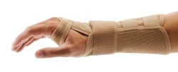 OMNIMED Ortho Manu Flex Handgelenk Bandage, Grösse M, 16cm rechts, hautfarbig (1 Stk)