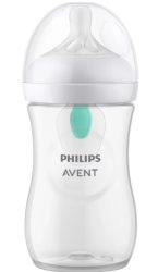 Philips Avent Natural Response Babyflasche mit Airfree Ventil, 260ml ,1M+ (1 Stk)