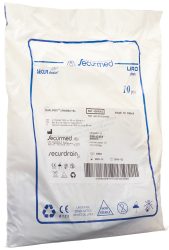 Qualimed Urinbeutel, 1.5 Liter, 90cm, ohne Rücklaufventil (10 Stk)