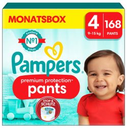 Pampers - Premium Protection Pants Grösse 4, Monatsbox, 168STK