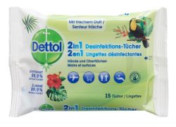 Dettol 2in1 Desinfektions-Tücher (15 Stk)