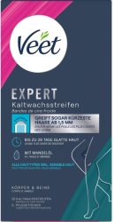 Veet - Expert Kaltwachsstreifen Körper & Beine, 20Stück