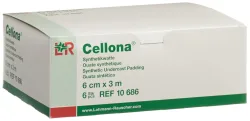 Cellona Synthetikwatte Rolle, 6cmx3m, weiss (6 Stk)