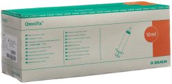 B. BRAUN Omnifix Spritze, 10ml, Luer-Lock, latexfrei (100 Stk)