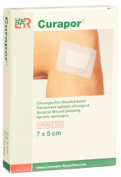 Curapor Chirurgisch Wundverband, 7x5cm, steril (100 Stk)