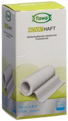 flawa NOVA HAFT kohäsive Gazebinde, 10cmx4m (1 Stk)