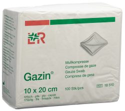 Gazin Faltkompr 10x20cm 12fach/17f o RK (100 Stück)