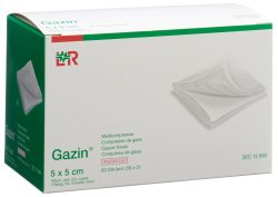Gazin Mullkompressen 5x5cm, 16-fach, steril (250 Stk)