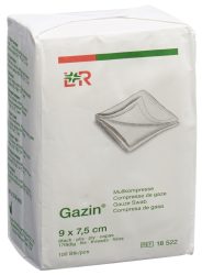 Gazin Faltkompr 9x7.5cm 8f unst (100 Stück)