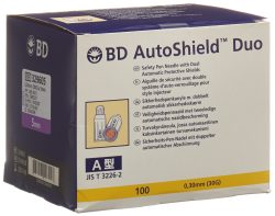 BD AutoSchield Duo Sicherheitspennadel 5mm (100 Stk)
