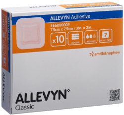 ALLEVYN Adhesive Wundverband, 7.5x7.5cm (10 Stk)