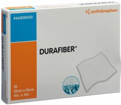 DURAFIBER Wundauflage, 10x10cm, steril (10 Stk)