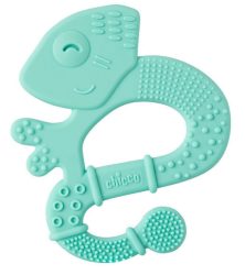 chicco Beissring mit sanften Borsten Eidechse, blau 2m+ (1 Stk)
