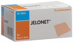 JELONET Paraffingaze, 5cmx5cm, steril (50 Stk)