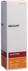 MELOLIN Wundkompressen, 5x5cm, steril (100 Stk)