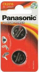 PANASONIC Batterien Knopfzelle CR2016 2 Stk