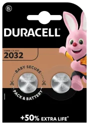 DURACELL Knopfbatterie Specialty DL2032 B2 CR2032, 3V 2 St&uuml;ck