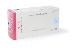 cosaLine Untersuchungshandschuhe L Nitril Eco weiss puderfrei (200 Stück)