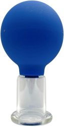 Nine Needles Schröpfglas mit Ball, blau, Ø 1.5cm (1 Stk)