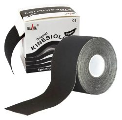 Nasara Kinesio Tape 5cm x 5m, schwarz (1 Stk)