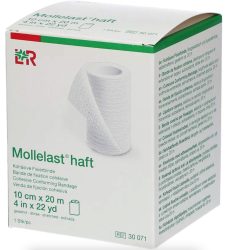 Mollelast haft Fixierbinde 10cmx20m weiss (1 Stk)