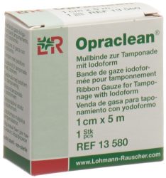 Opraclean Mullbinde Tamponade Jodoform 1cmx5m (1 Stk)